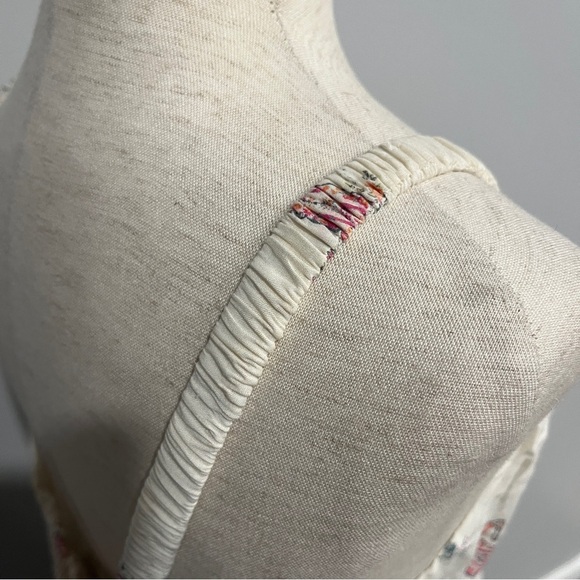 Seraphine Floral Maxi Dress in Cream and Pink Size 8‎ Maternity Paisley Print - Picture 3 of 8